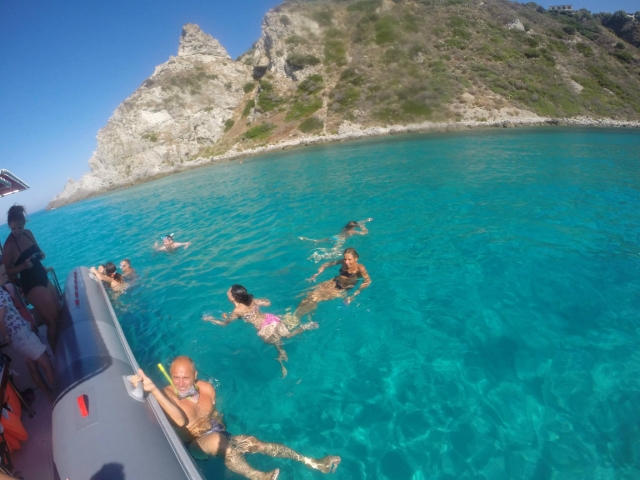 nadar en Capo Vaticano 