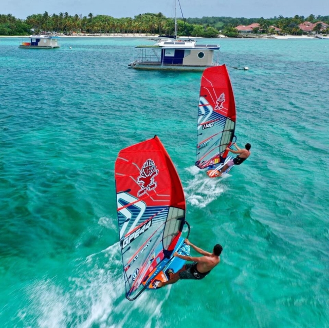  windsurf en pareja 