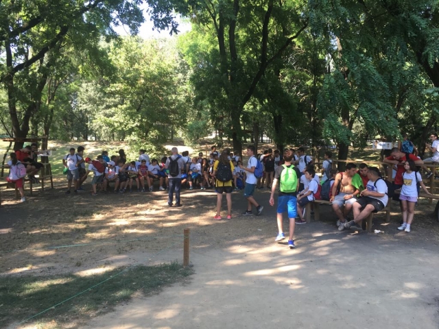  grupo en el parque 
