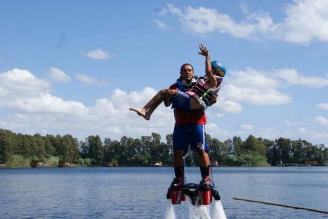  Prueba con el flyboard para niños 