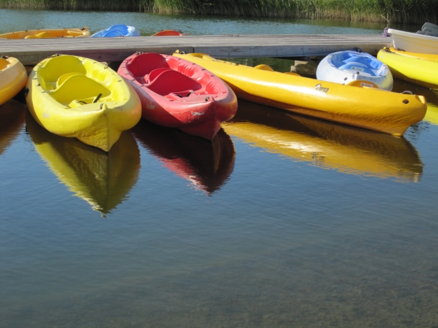 Canoas amarradas 