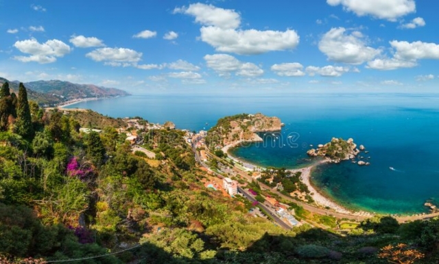  vista de taomina 