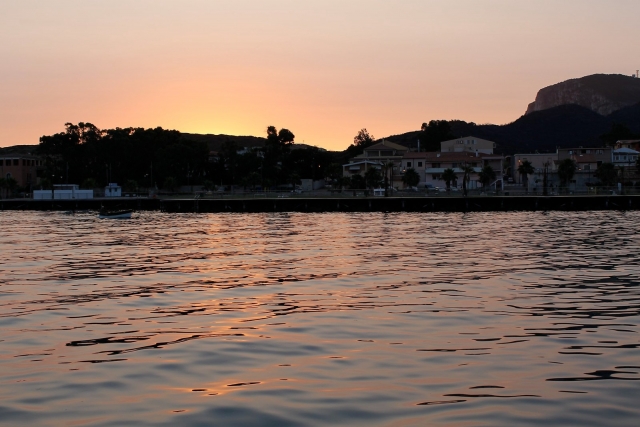  Golfo Aranci al atardecer 