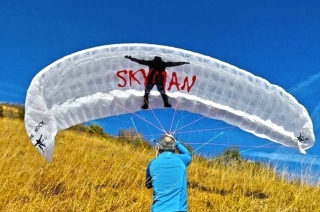 Vuelo en parapente + vídeo despegue Aviano y Meduno 25m