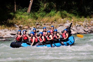Rafting doble descenso para expertos en el río Adda 2h30
