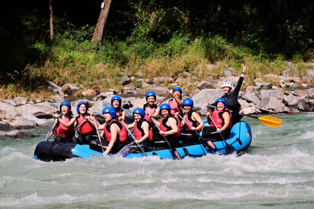 Rafting doble descenso para expertos en el río Adda 2h30