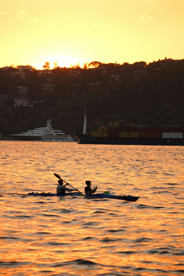  Kayak al atardecer
