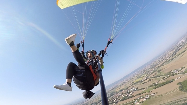 acrobacias en parapenle 