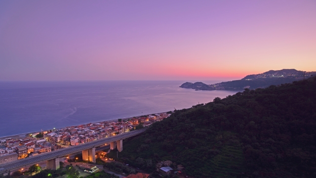 letojanni al atardecer 
