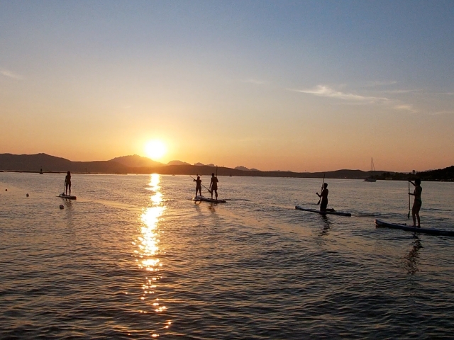  SUP al atardecer 