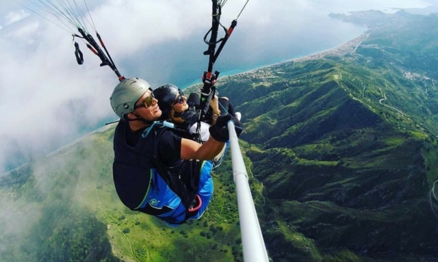  volando sobre el Etna 