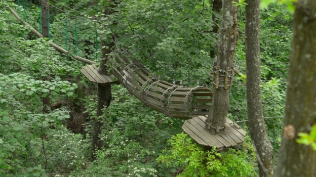  túnel de madera 