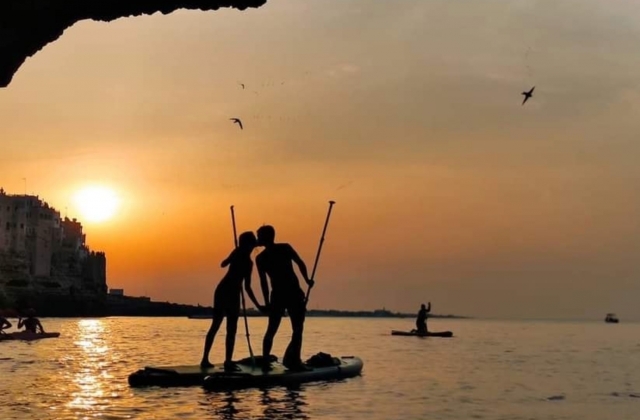  sup al atardecer 