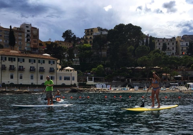  stand up paddle en Taormina 