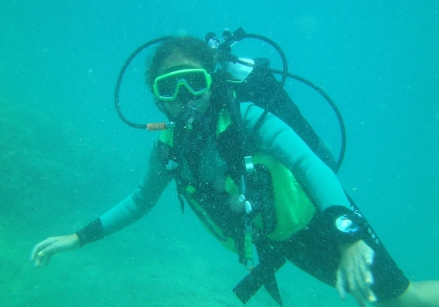 buceo en aguas abiertas