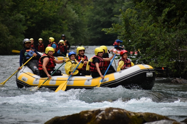 Rafting en grupo 