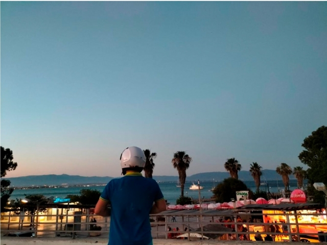 visita a Cagliari de noche 