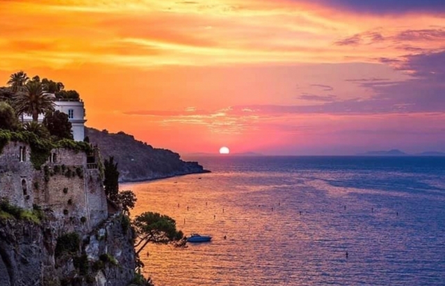 atardecer península de sorrento 