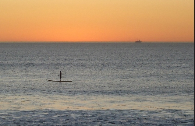  SUP al atardecer 