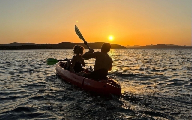 excursión al atardecer 
