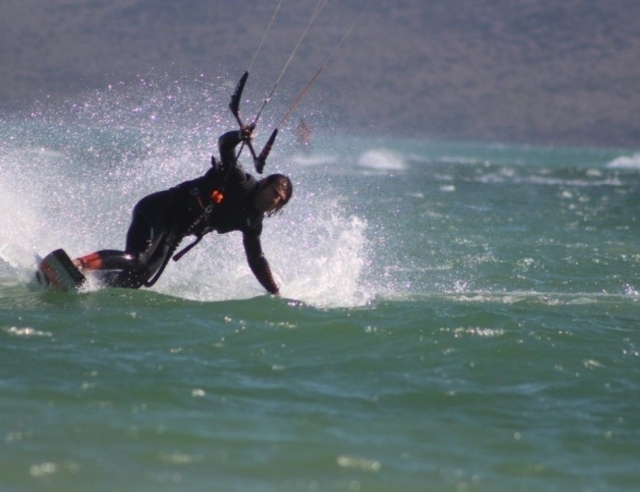 kitesurf en el mar
