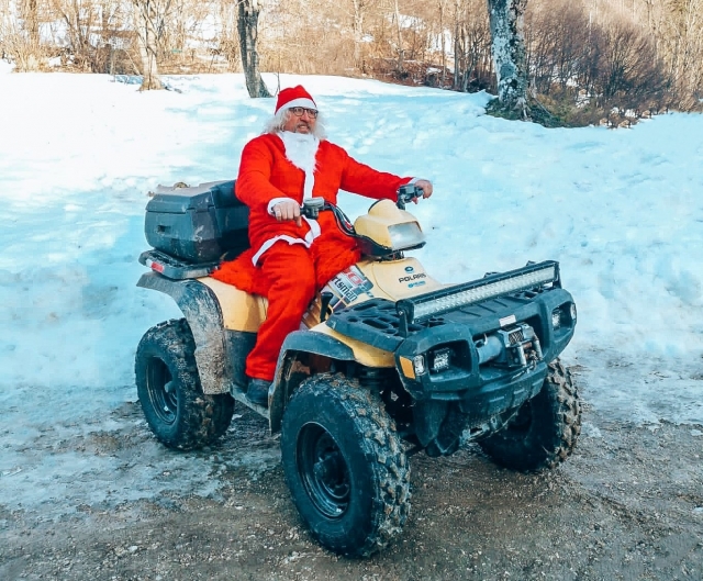 ¡Papá Noel también está con nosotros!