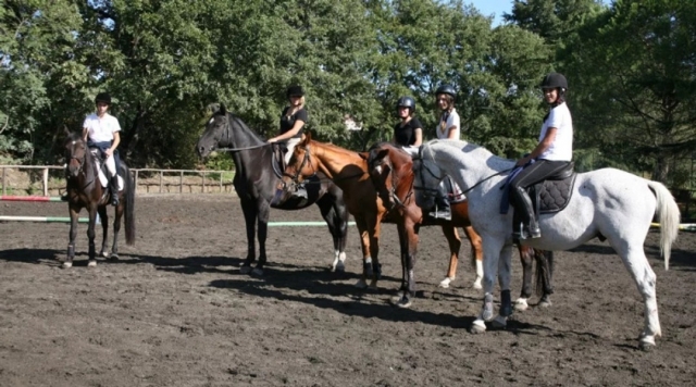  En el campamento, antes de partir 