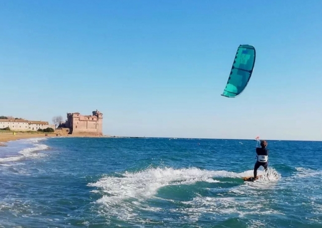en medio del mar 
