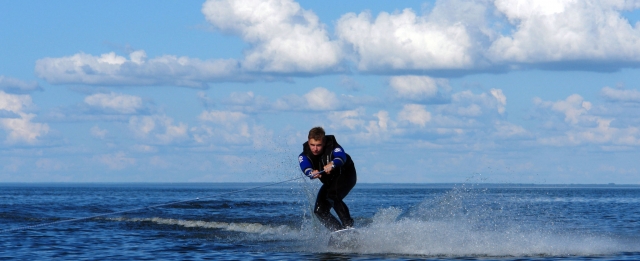  En el mar