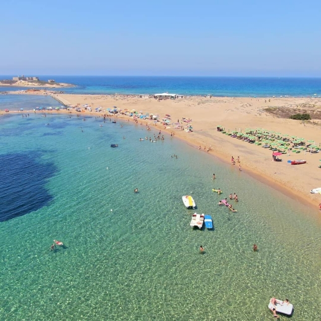 La playa desde arriba 