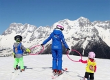 Curso de esquí para niños en Cortina d'Ampezzo 6 días