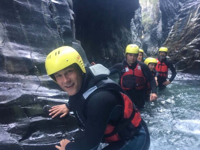  Actividad grupal de Body rafting