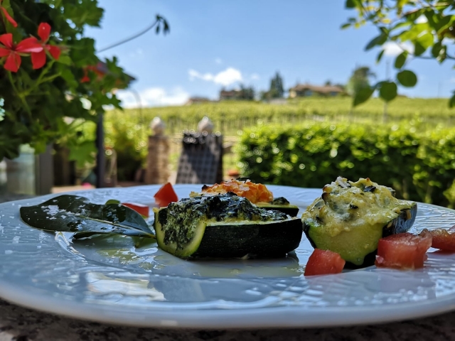 Platos elaborados con productos locales 