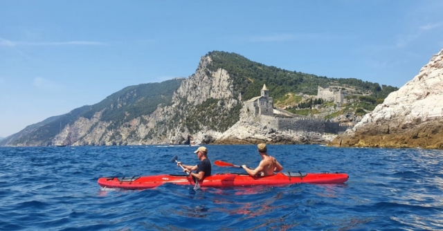 kayak en el Golfo de los Poetas 