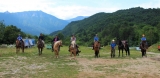 Paseo a caballo para principiantes en Cavedine 1h30