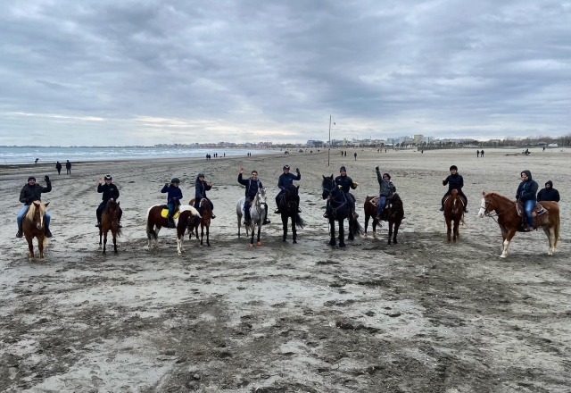  Paseo a caballo por Chioggia 