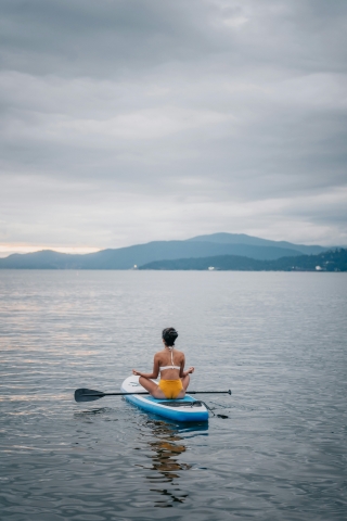 Lección de Sup Yoga en Cilento 1h