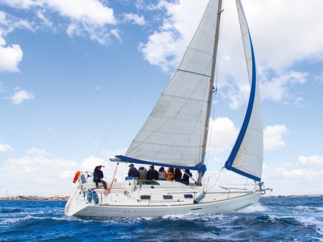  En velero 