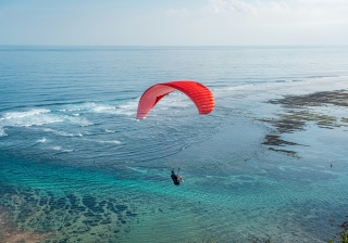 Vuelo en parapente biplaza en la Isla Vulcano 30m