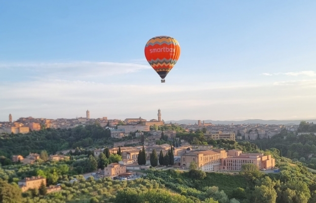 Vuelo en globo aerostático en Siena 1h