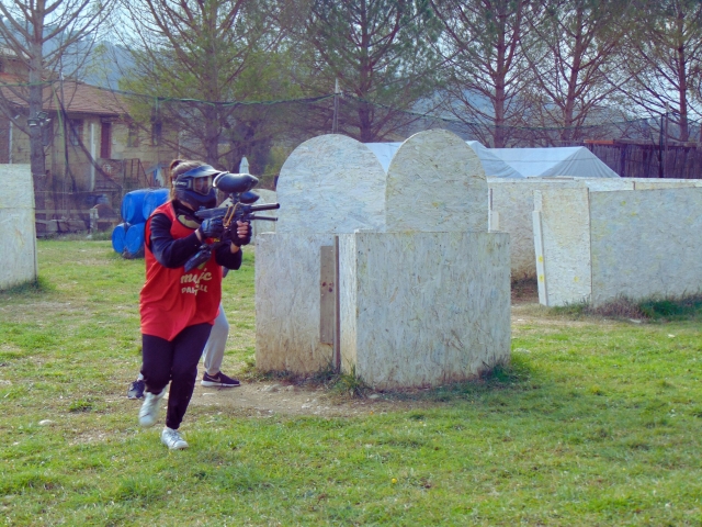 Huir de los disparos del adversario