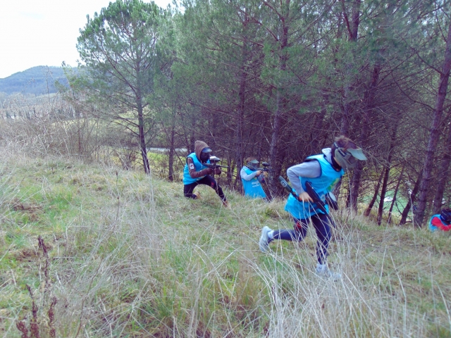 Huyendo de los enemigos