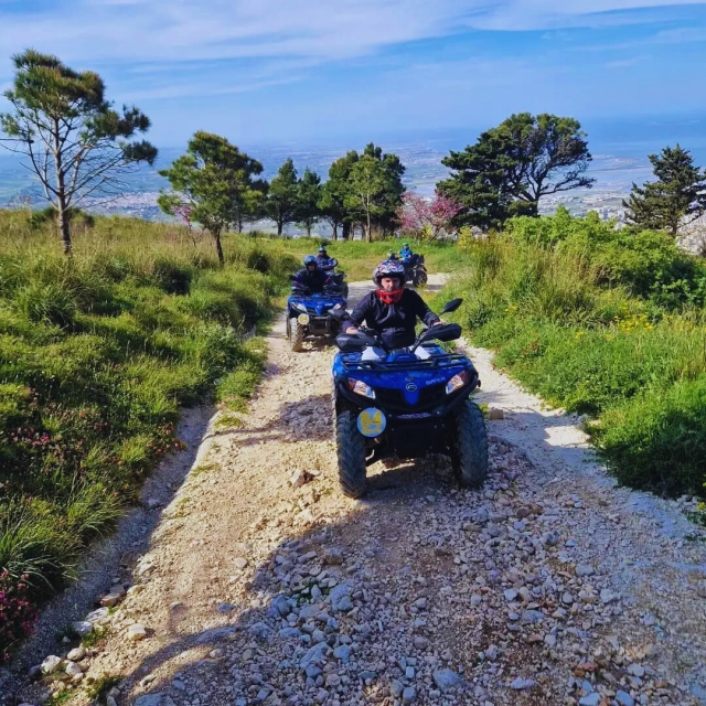  De camino con el cuatrimoto 