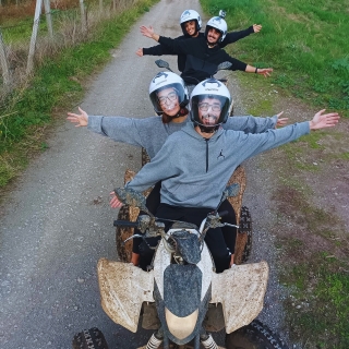 Excursión en cuatrimoto biplaza Cascatelle di Ceteri 5 H