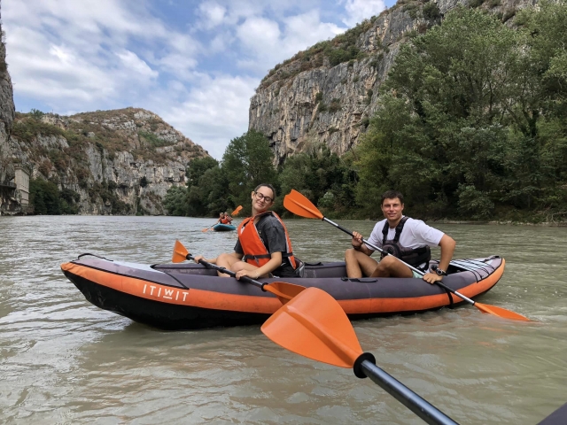  A bordo del kayak 