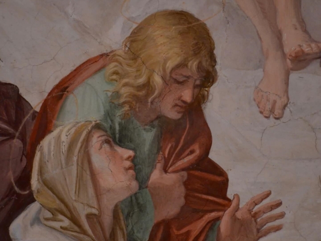  Paredes con frescos de los Museos Vaticanos 