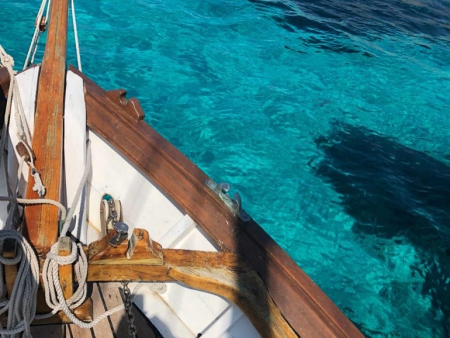 Velero antiguo en Sassari