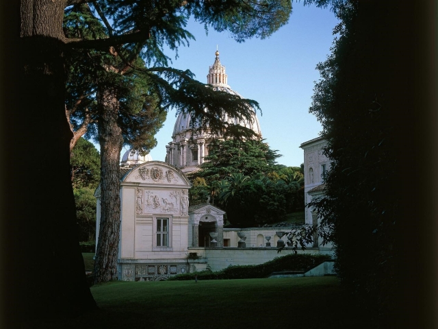  Vista desde los Museos Vaticanos 