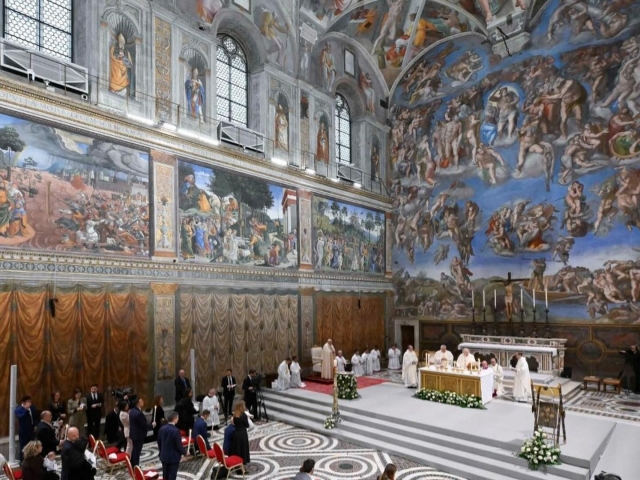  Interior de la Capilla Sixtina 