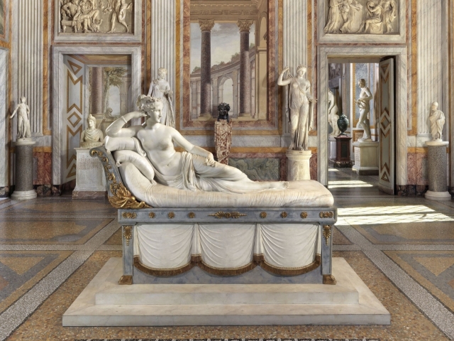  Salas de la Galería Borghese 
